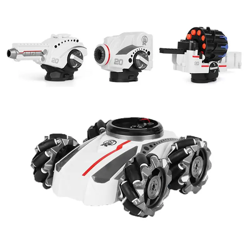 Tanque de Control remoto para coche, dispositivo con Sensor de gestos, rotaci&oacute;n de 360 &deg;, tiro a la deriva, balas de agua, burbujas suaves, niebla de pulverizaci&oacute;n-1