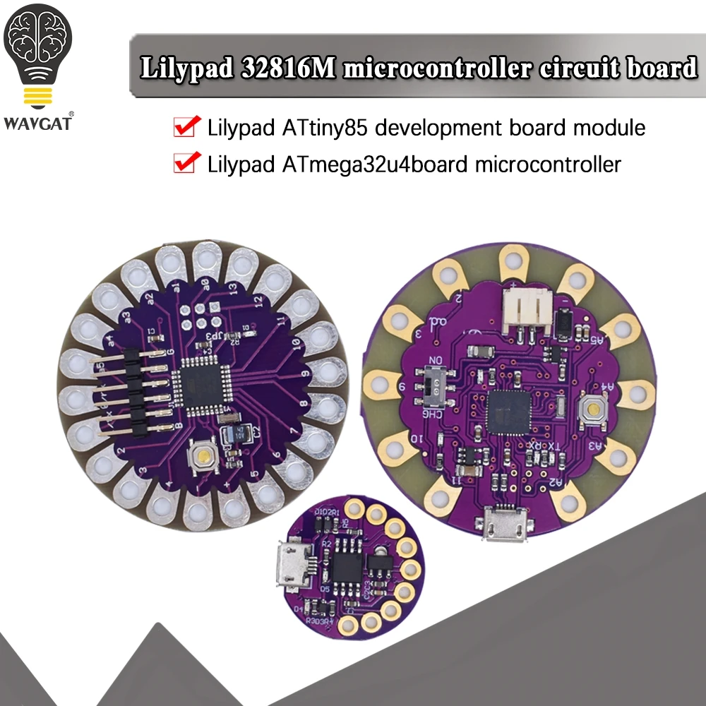 

USB LilyTiny LilyPad ATtiny85 Atmega328P Atmega32u4 для arduino, носимый модуль, программируемый SRAM Digispark