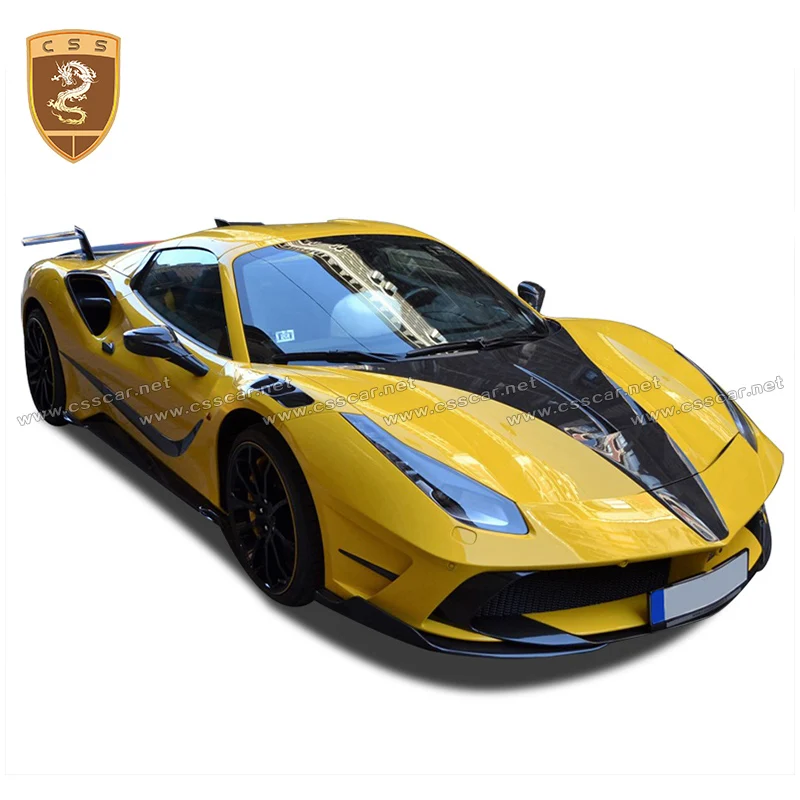 2 шт. для феррари 488 углеродного сторона крыло брызговик всплеск грязезащитные