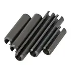 M5-M10 Пружинные штифты, цилиндрические эластичные открытые штифты, рулонные штифты, разрезные штифты, черные цинковые, углеродистая сталь GB879