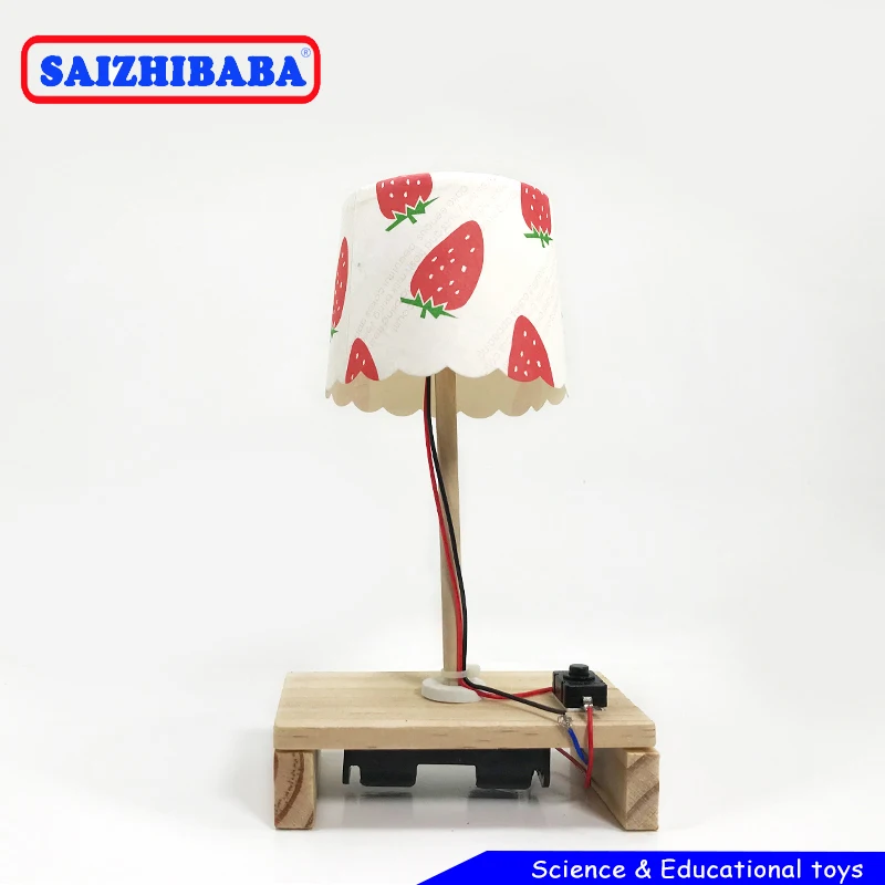 Saizhibaba креативная модель игрушки сделай сам настольная лампа с клубникой