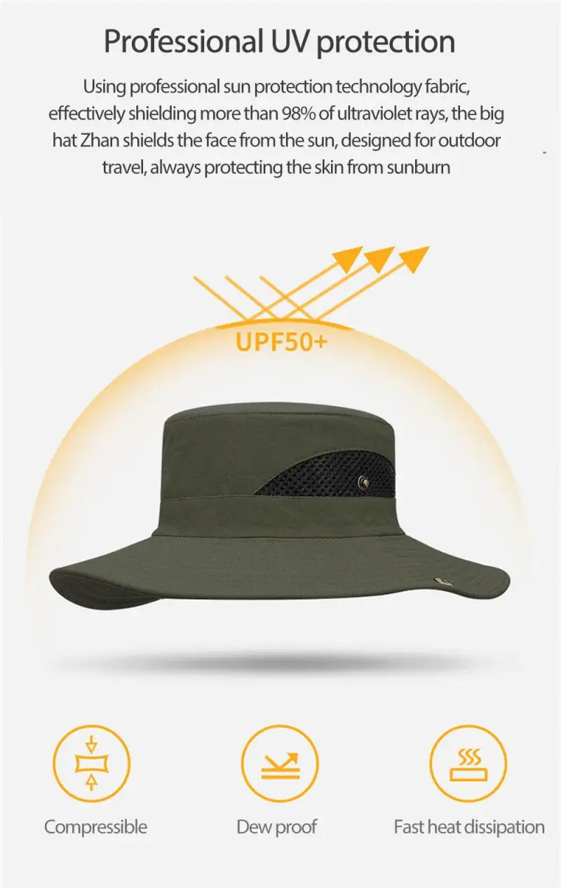 Мужская крутая камуфляжная Панама с полями шляпа в стиле милитари для охоты