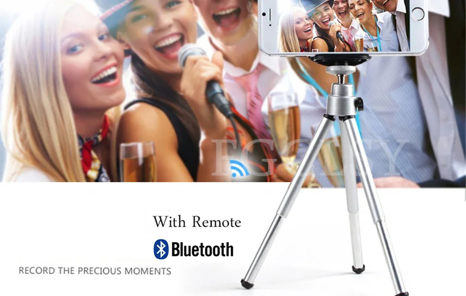 FGCLSY может растягиваться мини-штатив с Bluetooth дистанционным затвором для iPhone Мини камера штатив держатель телефона клип стенд