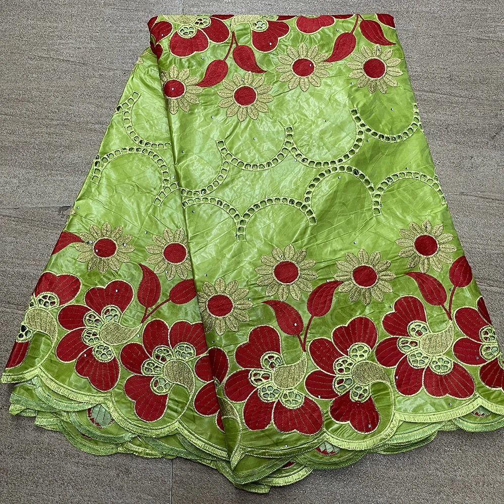 Желтый + синий африканский базин богатая ткань Африканское кружево 2022 новейшая