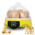 Инкубатор HHD, цифровой автоматический мини-инкубатор для 7 яиц, инкубатор для кур утиные, гусиные, перепелиная ферма, инкубатор для яиц