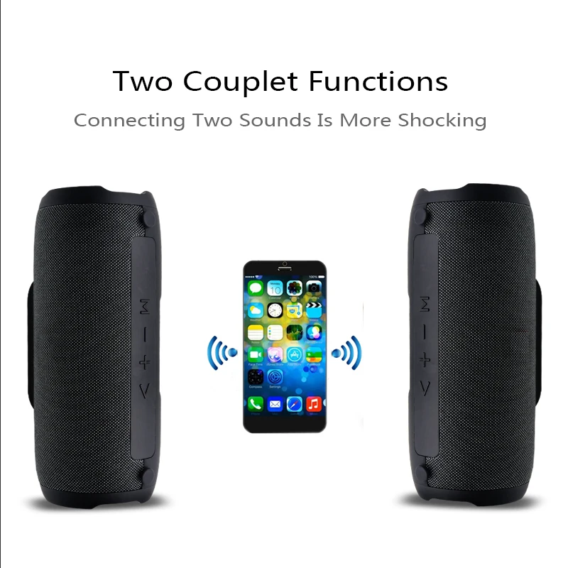 Переносная Беспроводная Bluetooth-Колонка Hopestar 10 Вт стереосистема TF FM-радио