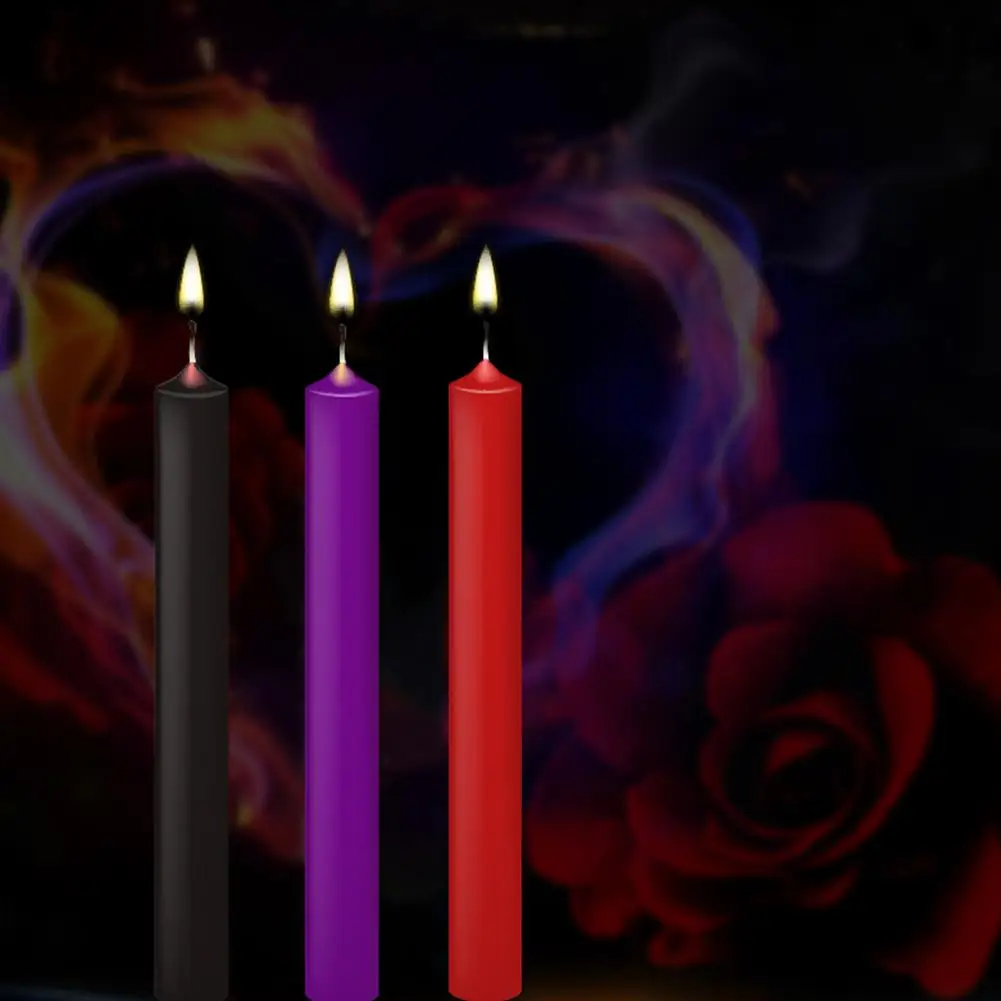 3 шт./компл. низкая Температура лампы в форме свечи БДСМ капельного SM кровать