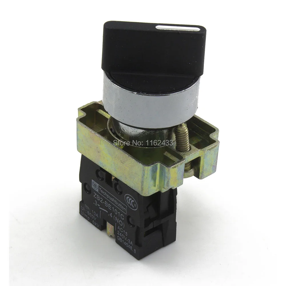 

XB2-BD21 22mm self-lock ON - OFF turn push button switch SPST pushbutton
