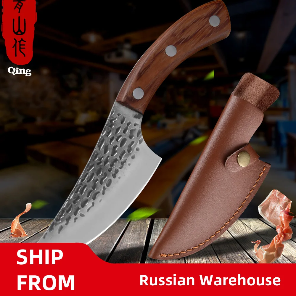 Высокоуглеродистый нож для шеф повара QING 5 дюйма|Кухонные ножи| |