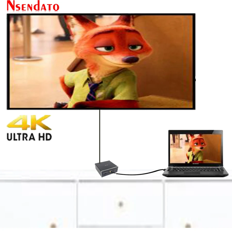 4K x 2K HD к HD + аудио 3,5 мм преобразователь стерео 5,1 каналов оптический SPDIF аудио экстрактор адаптер сплиттер для PS4 HDTV STB ПК