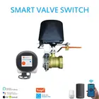 Умный контроллер клапана Tuya Wi-Fi для водопроводного газопровода, автоматическое отключение, совместим с Alexa Google Assistant SmartLife Alice