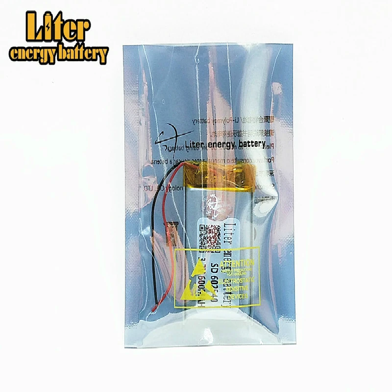 3 7 в 600 мА/ч 602540 полимерный литий-ионный/литий-полимерный перезаряжаемый