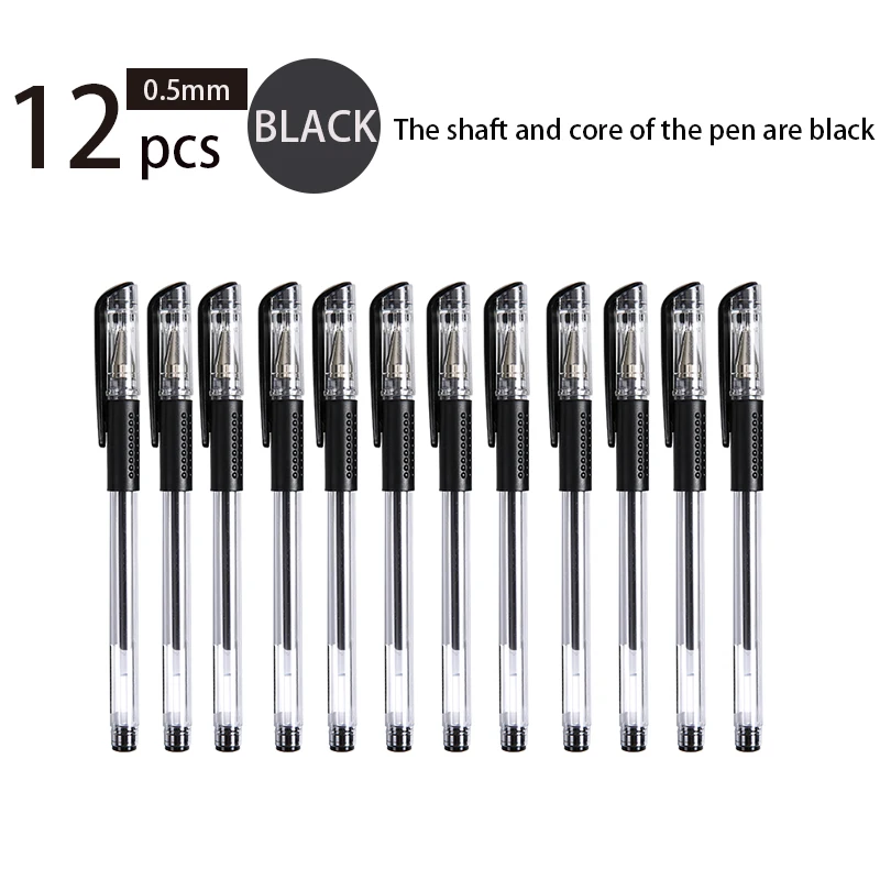 

M&G Q7 0.5mm Bullet Head Neutral Pen Signing Pen Black Blue Red Ink Blue Office Supplies Student Supplies Writing Tools Exam Pen