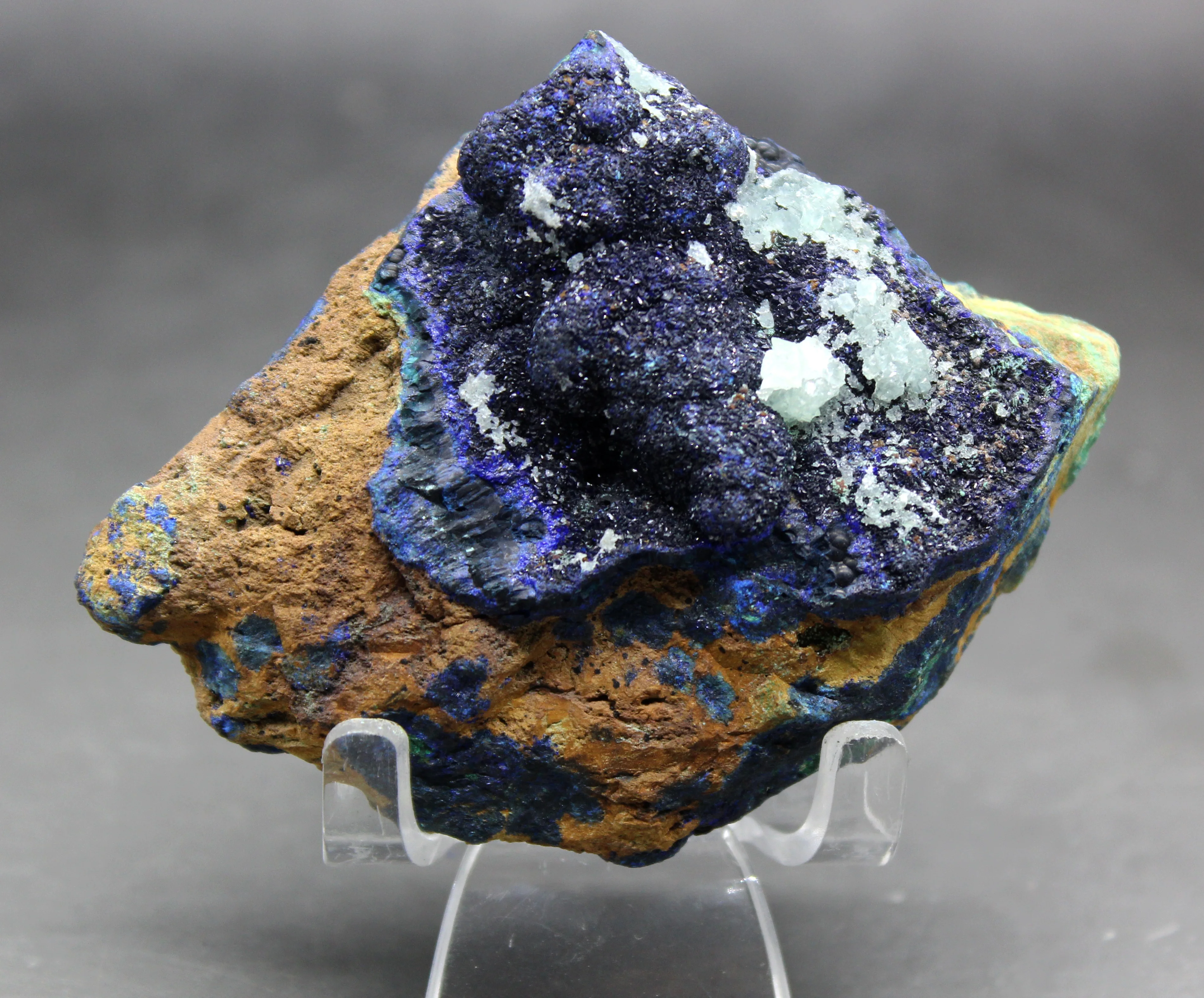 166 г натуральный Азурит и малахит симбиотический минерал хрустальные образцы