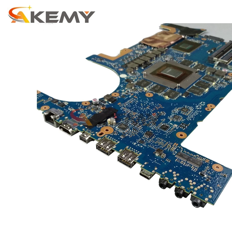

Akemy G752VSK Laptop motherboard for ASUS ROG G752VSK original mainboard CM236 I7-7700HQ GTX1070-8G