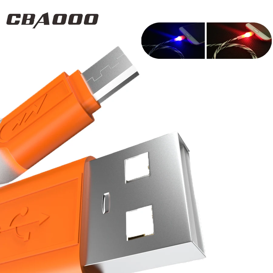 Кабель быстрой зарядки CBAOOO 1 м USB кабель для передачи данных Micro зарядное