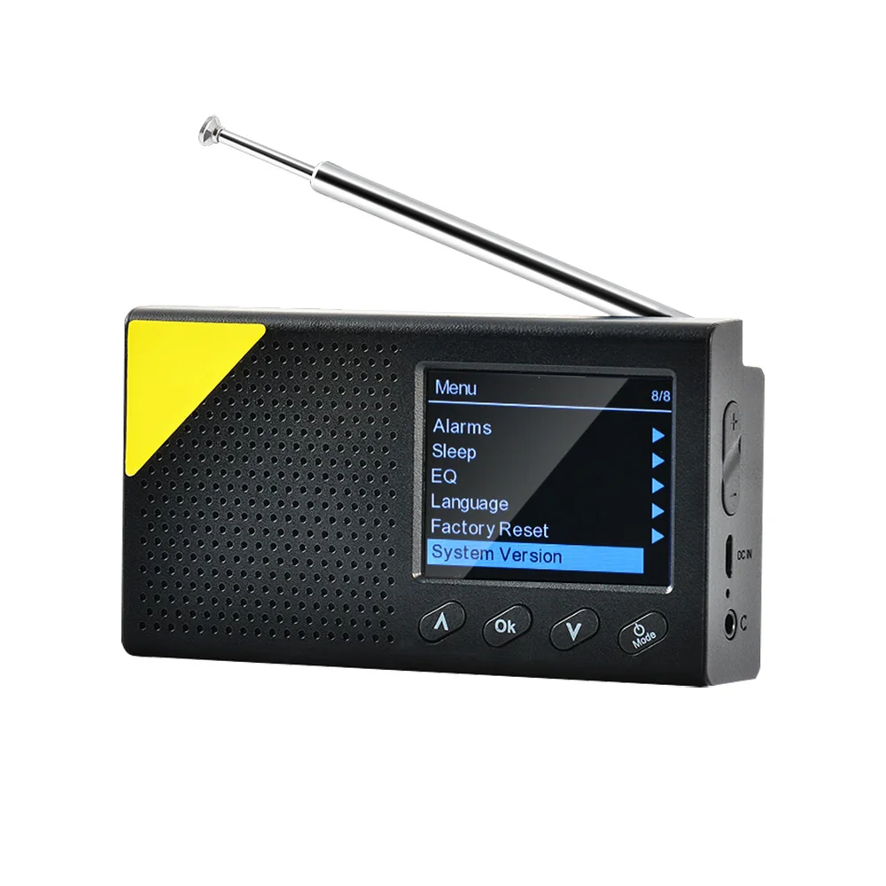 Портативное цифровое Bluetooth радио DAB/DAB + и FM приемник перезаряжаемое 2020 новинка 1