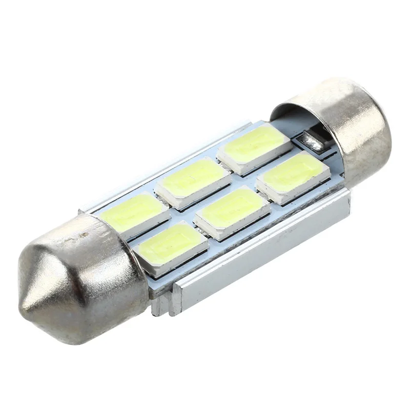 2x36 мм 6 5630 SMD СВЕТОДИОДНЫЙ lumiline лампа освещение салона 3 Вт 185LM 6500K | Автомобили и
