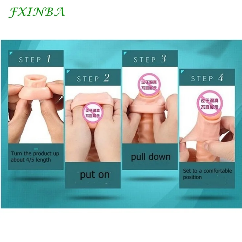 FXINBA 2 шт./компл. Силиконовые Кольца для пениса Задержка эякуляции долговечные