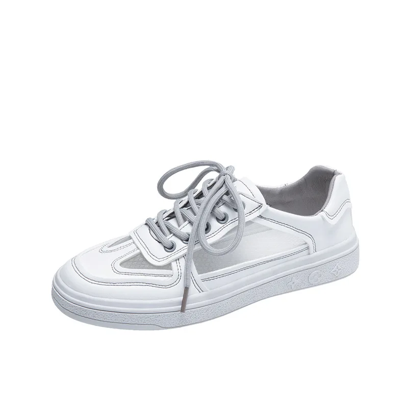 

2020 Spring Autumn Women Casual Lace Up Chunky Shoes Comfortable Platform Shoes Woman Sneakers Ladies White Chaussure Femme