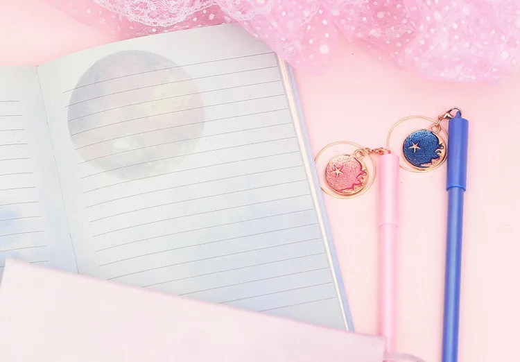 1 Набор Ins красивое волшебное небо пара влюбленных блокнот Вселенная/секретный