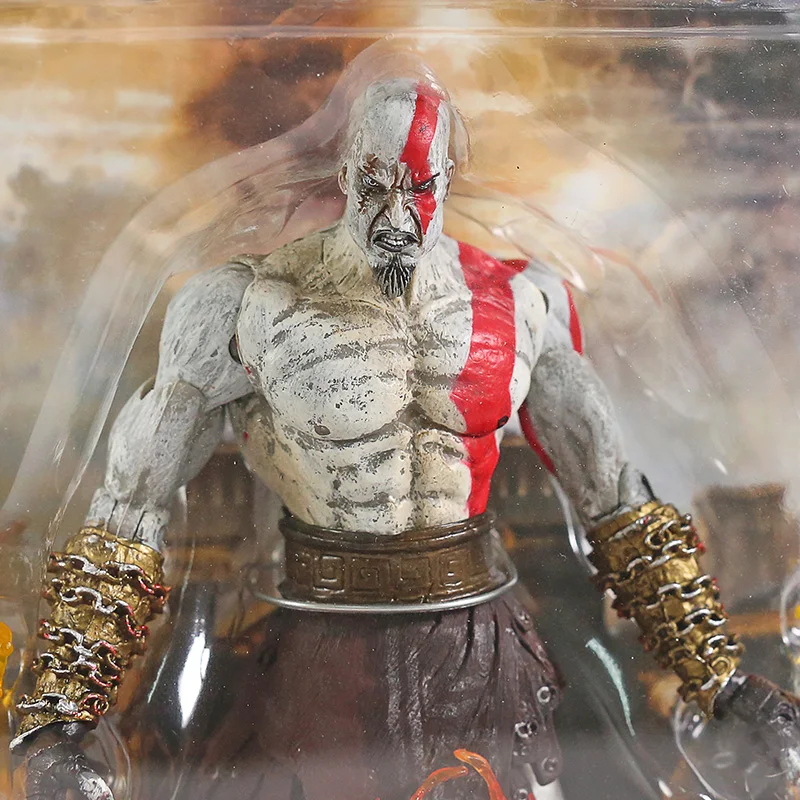 NECA God of War Kratos in Ares Armor Blades ПВХ экшн фигурка игрушка 7 дюймов 18 см Высокое качество|god