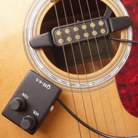 75 discounts hot qh 6a folk acoustic guitar sound hole pickup magnetic preamp equalizer tuner