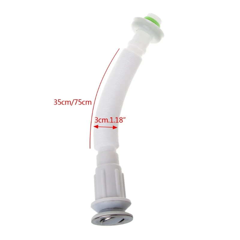 

Universal Kitchen Cover Up Basin Sink Water Strain with Flexible Flume Pipe Kit