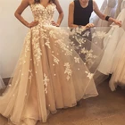 Женское свадебное платье It's yiiya, белое кружевное платье цвета шампанского с цветочной аппликацией на лето 2019