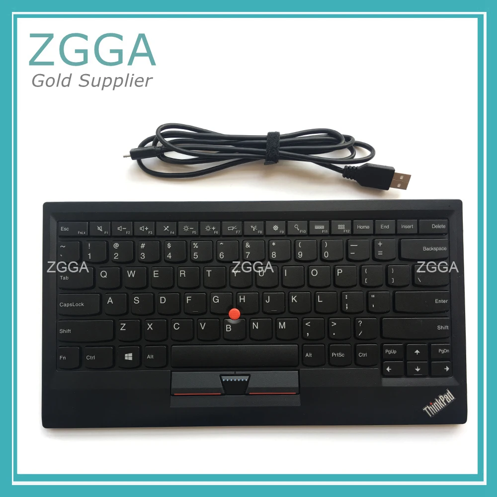 KU 1255 0B47190 натуральная для Lenovo ThinkPad Trackpoint дорожная Проводная USB клавиатура US UK
