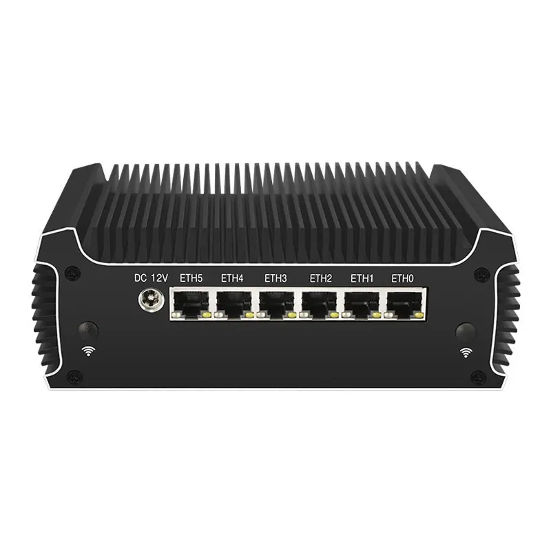 

Настенное оборудование для мини-ПК ce-leron 3865U 2G 32G межсетевой экран, интернет-устройство, маршрутизатор с 6 портами Lan и 4 портами USB