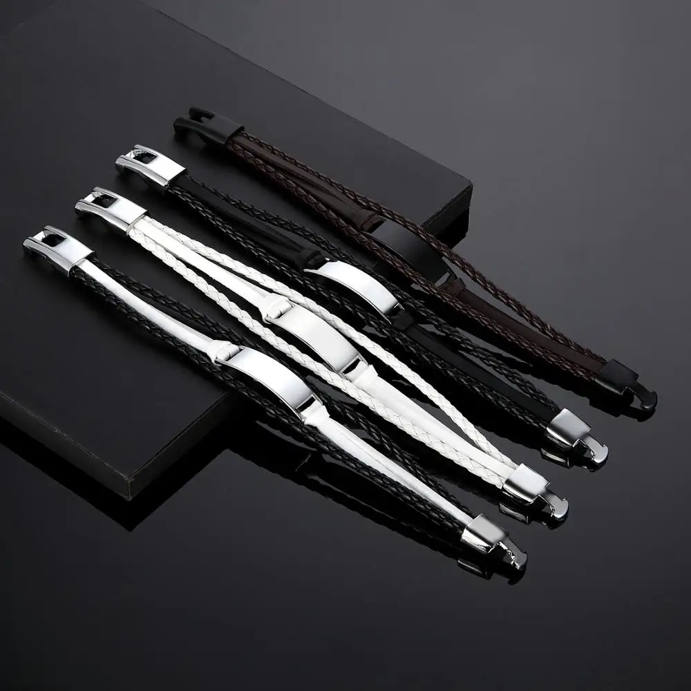 2020 Fashion Bracelet Leather Multi-layer Smooth Men's Women's Retro Punk Rock Lady Alloy Pendant Jewellery | Украшения и