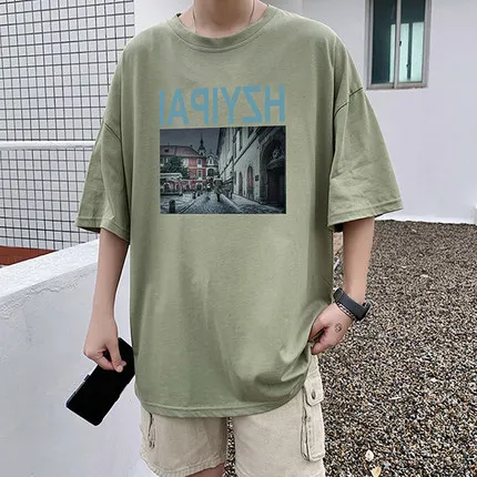 

Summer men's business casual short sleeve t-shirt 2631