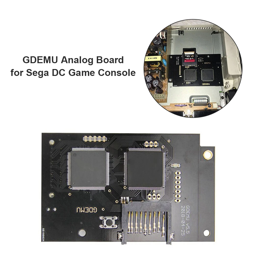 

Drive Board Card Optical GDI CDI V5.5 Dustproof Portable Carrying Decor for GDEMU Sega Dreamcast Replacement Parts