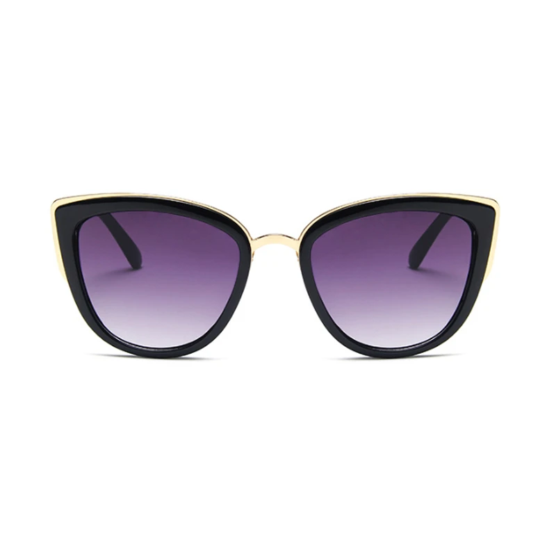 Винтажные Солнцезащитные очки кошачий глаз Модные женские брендовые
