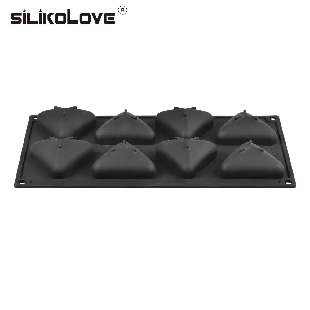 SILIKOLOVE Новинка 8 полости силиконовые формы для выпечки украшения инструменты мусс форма для десерта желе формы