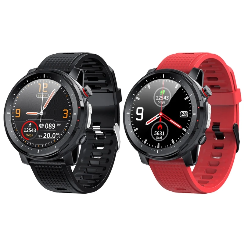 

Smart Watch Men Sports Clock IP68 Waterproof Heart Rate Monitor Smart Watch Full Touch Screen Health Condition Monitor