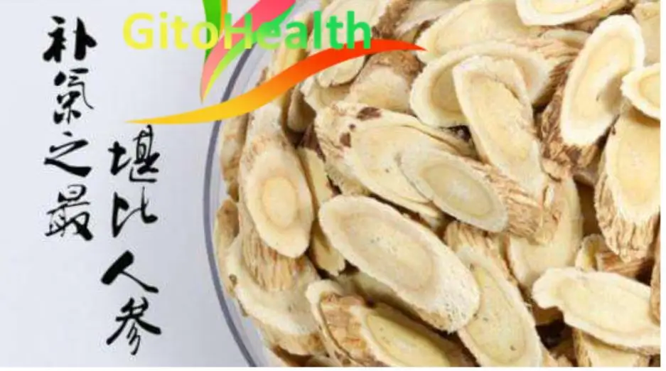 

Top wild Astragalus membranaceus root slice,