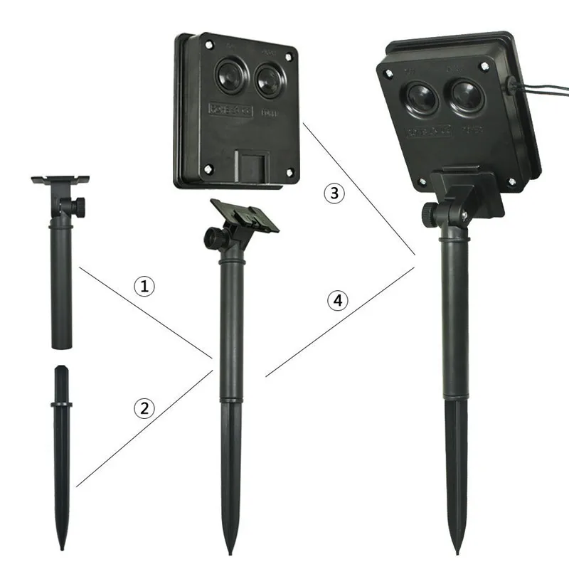 10 м ПВХ веревка Солнечная гирлянда 8 моделей солнечная панель Водонепроницаемая