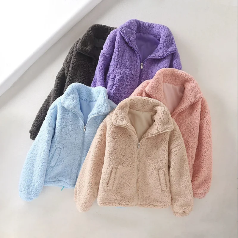 Женское пальто из искусственного меха зимняя теплая мягкая меховая куртка на