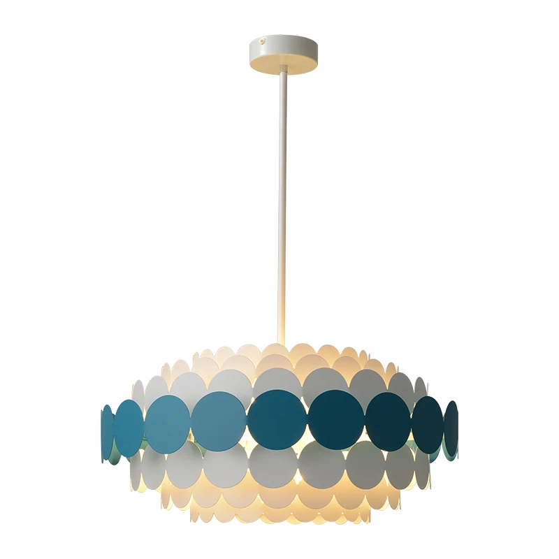 Современные подвесные светильники из кованого железа синий красный черный