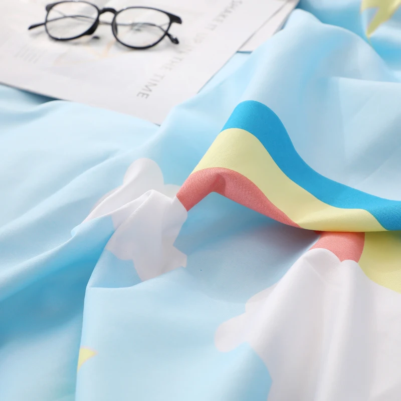 С рисунком из мультфильма Пододеяльник близнец полный Queen Король Один Стёганое