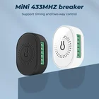 135 шт. мини RF 433 МГц умный выключатель 16 А модуль переключателя двухстороннее управление устройство включения-выключения удаленное время беспроводной переключатель нет необходимости в приложении