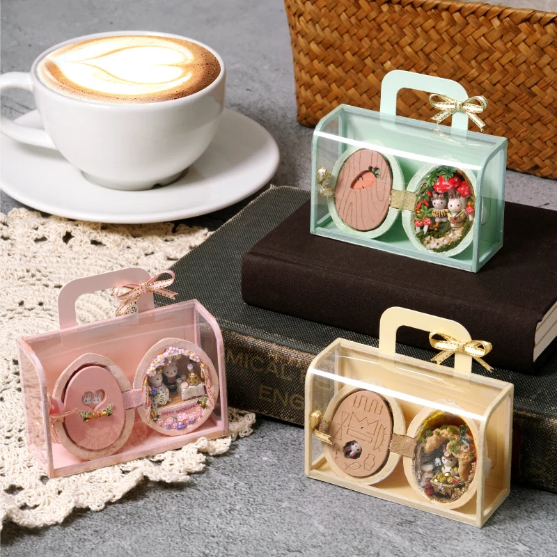 

Diy Doll House Furniture Diy Miniature 3D Wooden Miniaturas Dollhouse for Children Birthday Gifts UNDERSEA ROAMING R006