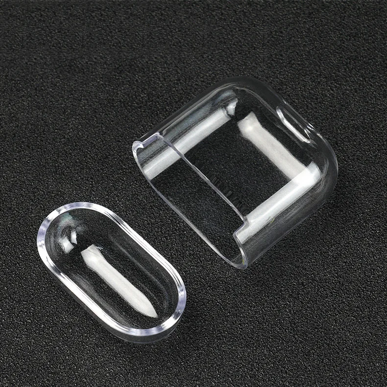 100 шт./лот сверхпрозрачный Прозрачный жесткий чехол из поликарбоната для AirPods 2 и