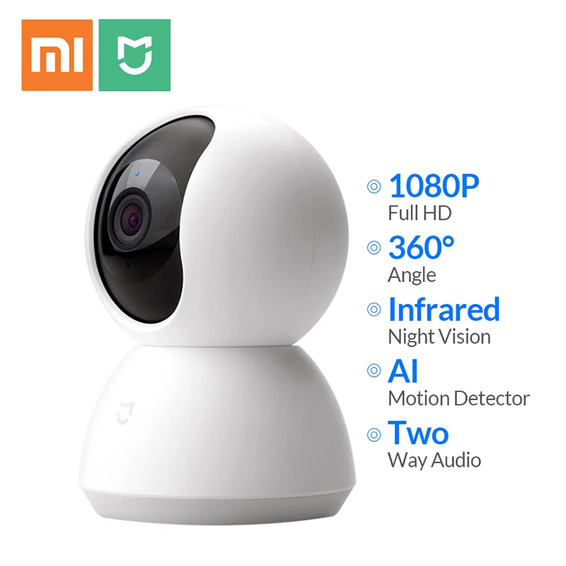 Умная веб камера Xiaomi Mi популярная версия угол обзора 360 градусов 1080P HD ночное