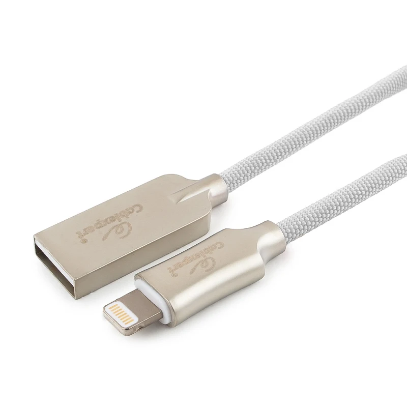 Accessory Gembird Cablexpert Platinum USB AM / Lightning 1m Black CC-P-APUSB02Bk-1M White Red Gold Blue Mobile Phone Cables Accessories Phones