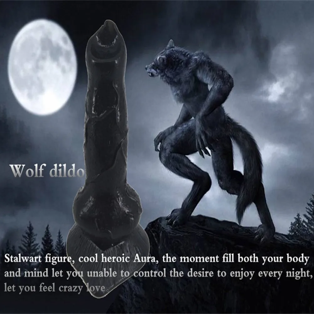 Фаллоимитатор собаки фаллоимитатор и волка для женщин мастурбатор лесбиянок