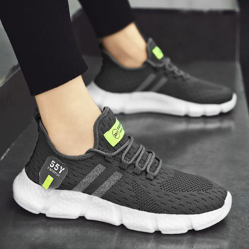 Мужские кроссовки светильник спортивная обувь для улицы удобная мужская бега