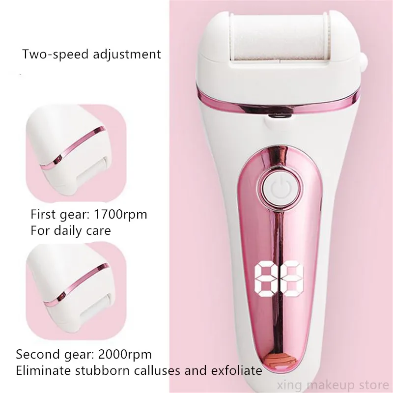 New USB Rechargeable Electric Foot Care Tool Files Pedicure Callus Remover Sawing File For Feet Dead Skin Peel 30 | Красота и